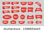 new red label discount sale big ... | Shutterstock .eps vector #1588856665