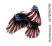 Pride America Eagle Vector...