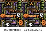 halloween seamless vector... | Shutterstock .eps vector #1952810242