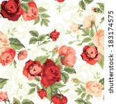 Seamless Floral Pattern With Of ...