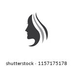 beauty woman logo icon | Shutterstock .eps vector #1157175178