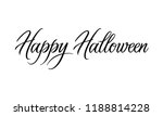 happy halloween lettering...