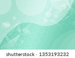 beautiful mint abstract... | Shutterstock . vector #1353193232