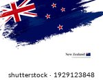 stylish brush flag of new... | Shutterstock .eps vector #1929123848