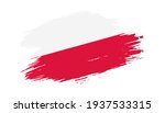 patriotic of poland flag in... | Shutterstock .eps vector #1937533315