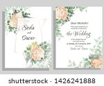vector template for wedding... | Shutterstock .eps vector #1426241888