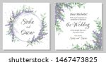 vector template for wedding... | Shutterstock .eps vector #1467473825