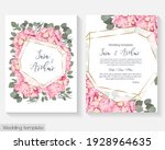 floral design for wedding... | Shutterstock .eps vector #1928964635