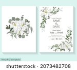 vector floral template for... | Shutterstock .eps vector #2073482708