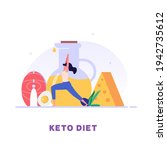 keto diet vector illustration.... | Shutterstock .eps vector #1942735612