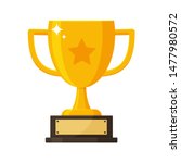 winner's trophy icon. the... | Shutterstock .eps vector #1477980572
