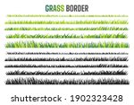 grassland border vector pattern ... | Shutterstock .eps vector #1902323428