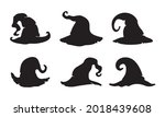 witch magic hat vector. witch... | Shutterstock .eps vector #2018439608