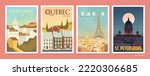 Vector Travel Posters Set....