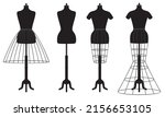 Vector Set Of Female Mannequins ...