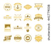set of vector logotypes... | Shutterstock .eps vector #441779038