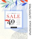 abstract mobile promotion sale... | Shutterstock .eps vector #1670957905