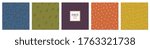 trendy seamless patterns set.... | Shutterstock .eps vector #1763321738
