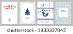 bold merry christmas greeting... | Shutterstock .eps vector #1833337042