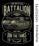 War Tank Battalion Poster Design