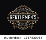 vintage luxury badge logo... | Shutterstock .eps vector #1957530055