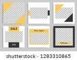 editable square banner template ... | Shutterstock .eps vector #1283310865