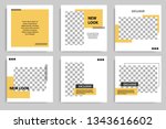minimal design layout. editable ... | Shutterstock .eps vector #1343616602