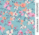 spring floral seamless pattern. ... | Shutterstock .eps vector #1819331492