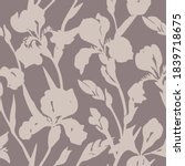 hand drawn floral seamless... | Shutterstock .eps vector #1839718675