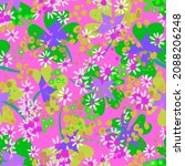 allover floral seamless pattern.... | Shutterstock .eps vector #2088206248