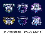 gaming console esport logo... | Shutterstock .eps vector #1910812345