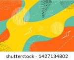 abstract geometric doodle... | Shutterstock .eps vector #1427134802
