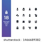 pixel perfect icon set with... | Shutterstock .eps vector #1466689382