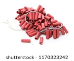 redred firecrackers on white... | Shutterstock . vector #1170323242