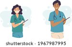 medical consultation and... | Shutterstock .eps vector #1967987995