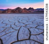 Small photo of Dried mudcracks in death valley national park