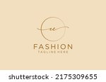 ec feminine logo beauty... | Shutterstock .eps vector #2175309655