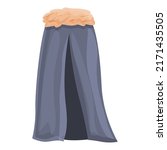 mantle cloak icon cartoon... | Shutterstock .eps vector #2171435505