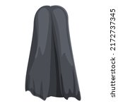 black cloak icon cartoon vector.... | Shutterstock .eps vector #2172737345