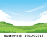 nature landscape vector... | Shutterstock .eps vector #1401932915