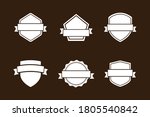crests shields icon set vector | Shutterstock .eps vector #1805540842