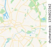 printable map of odense ... | Shutterstock .eps vector #1356822362