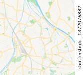 printable map of augsburg ... | Shutterstock .eps vector #1372076882