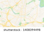 empty vector map of frederick ... | Shutterstock .eps vector #1408394498