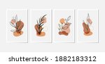 set of botanical wall art... | Shutterstock .eps vector #1882183312