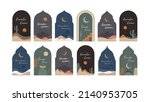 collection of ramadan kareem... | Shutterstock .eps vector #2140953705