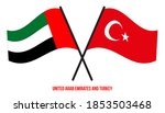 united arab emirates and turkey ... | Shutterstock .eps vector #1853503468