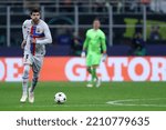 Small photo of Gerard Pique of Fc Barcelona during the Uefa Champions League Group C match between Fc Internazionale and Fc Barcelona at Stadio Giuseppe Meazza on October 4, 2022 in Milano Italy .