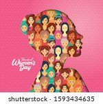 international women's day... | Shutterstock .eps vector #1593434635