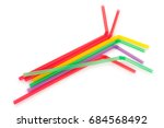 Colorful Drinking Straws On...